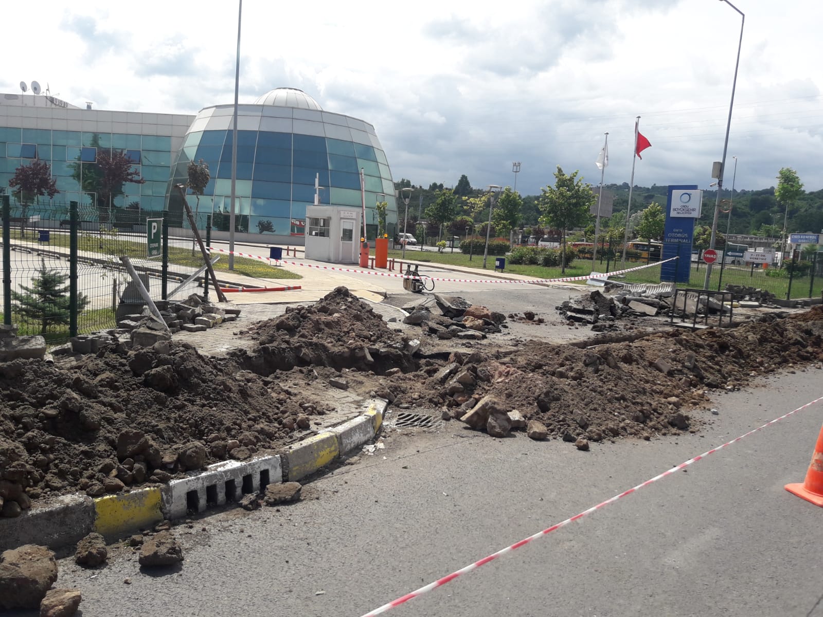 ÜNYE OTOBÜS TERMİNALİ DOĞAL GAZA KAVUŞUYOR